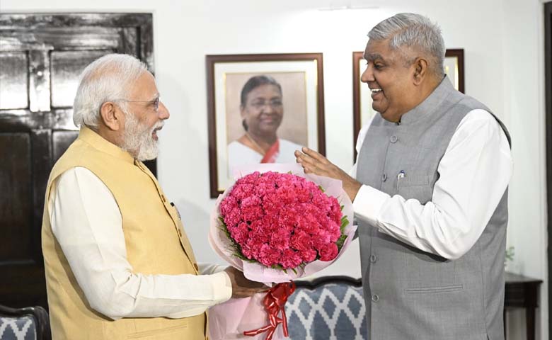 JAGDEEP DHANKAR MEET PM MODI