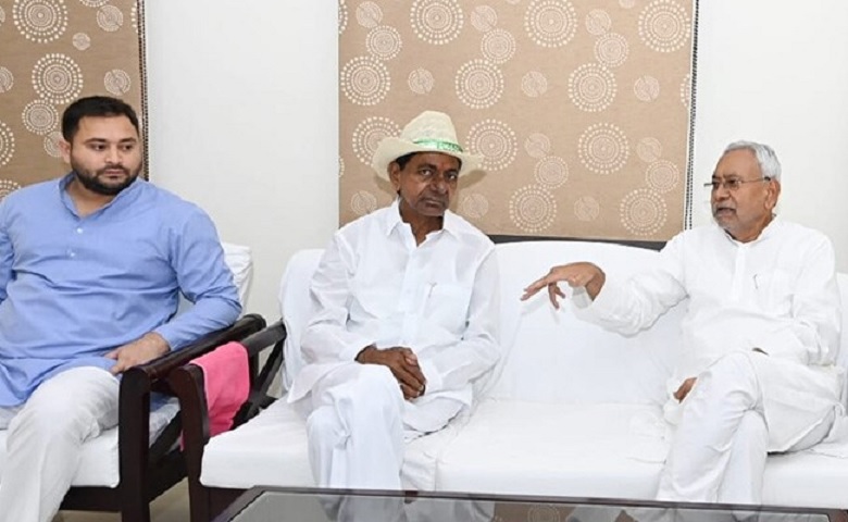KCR Meets Nitish Kumar and Tejasvi Yadav