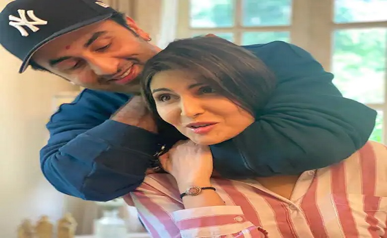 Ranbir Kapoor with his sister