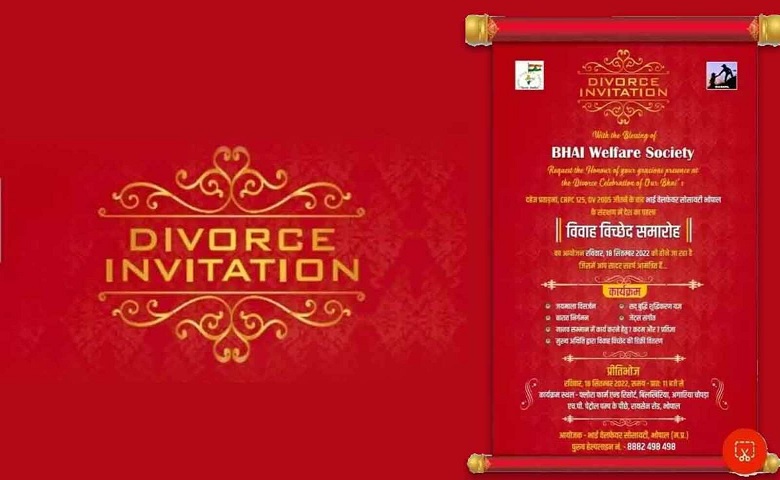 Divorce invitation