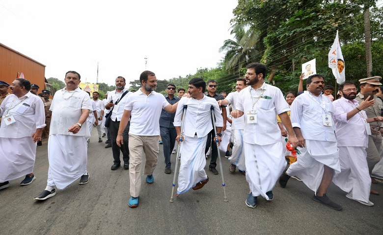 Rahul Gandhi in Bharat Jodo yatra