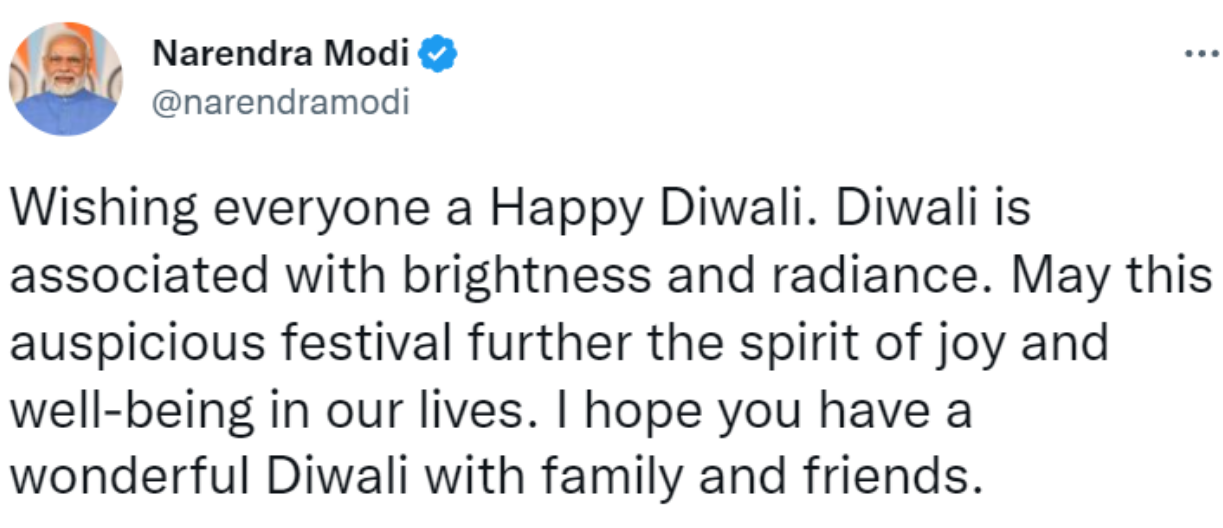 PM Modi Diwali 
