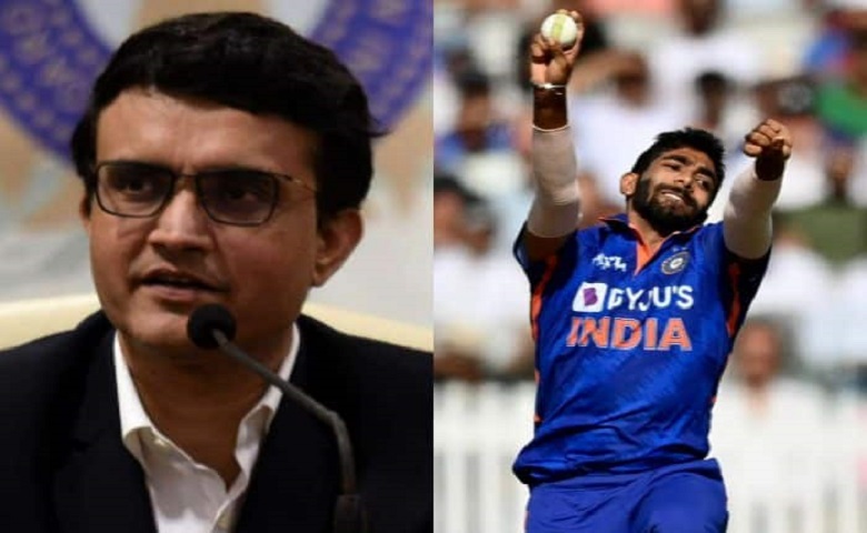 Gangully And Bumrah Team india