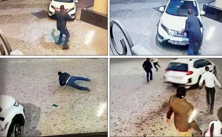 Noida rape accused Runs Over Guard To Escape