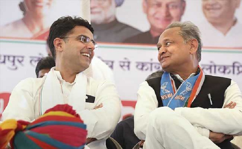 Sachin pilot and CM Ashok Gehlot
