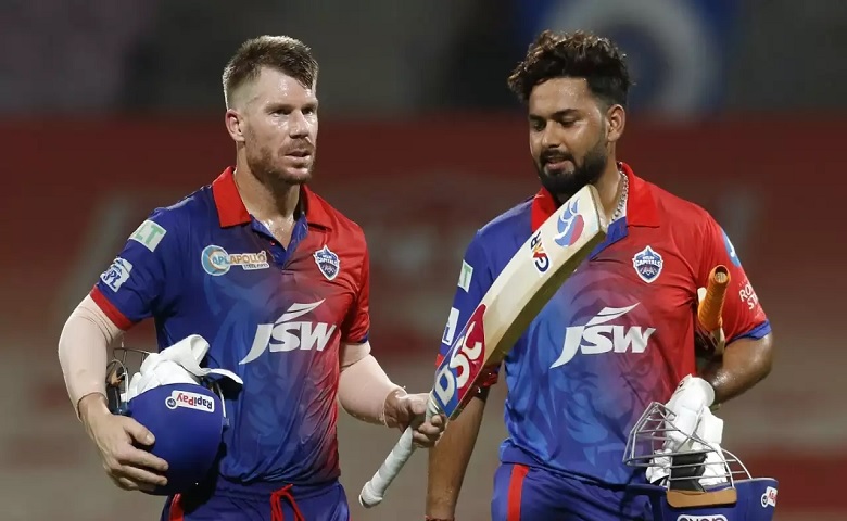 David Warner and Rishabh Pant
