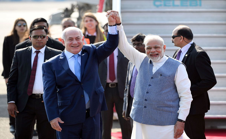 PM Benjamin Netanyahu and PM Modi
