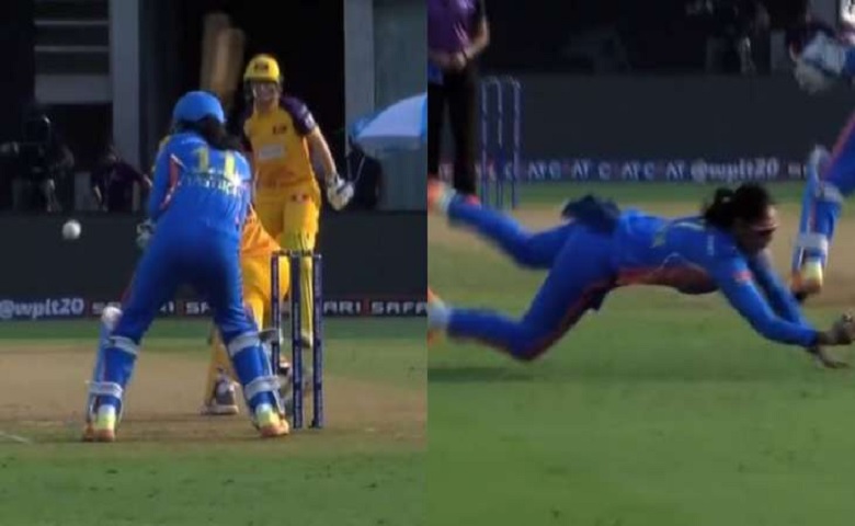 Harmanpreet Kaur catch in WPL