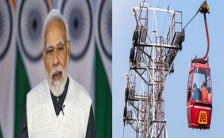 PM Modi and Kashi public transport ropeway
