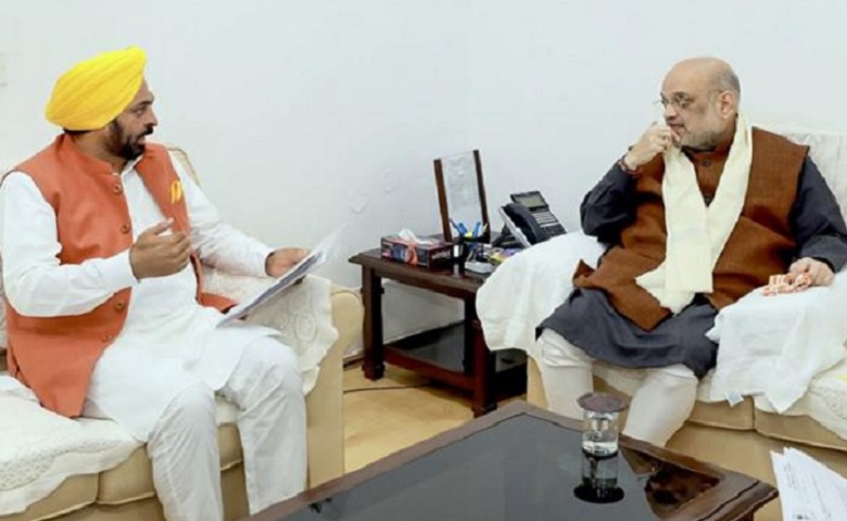 Punjab CM and HM Amit Shah