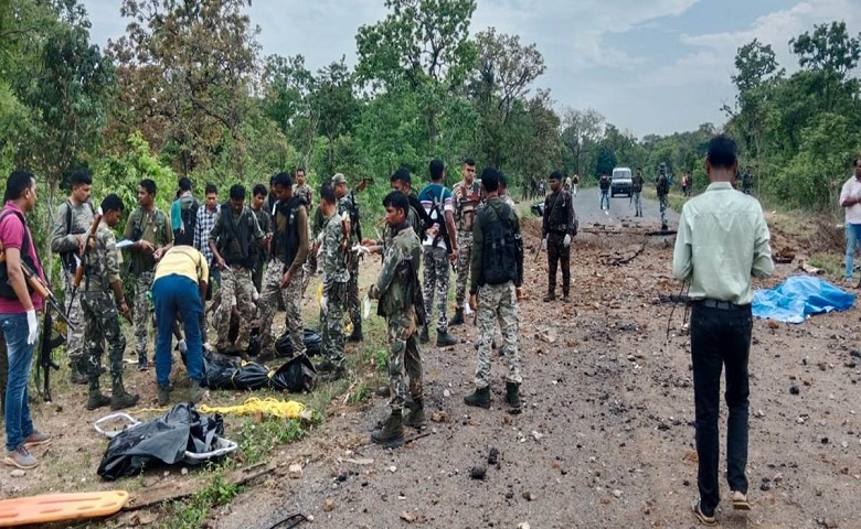 Naxalite attack in chhattisgarh