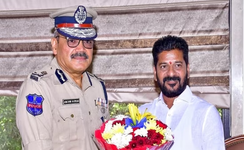 Telangana DGP and Revanth Reddy