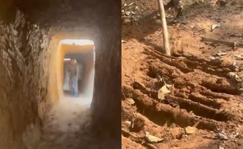 naxalites built tunnel-HDNEWS