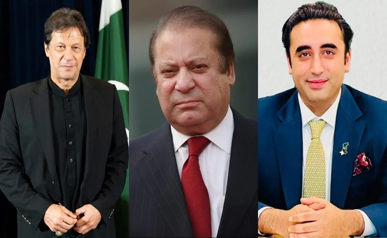 Nawaz Sharif, Imran Khan, Bilawal
