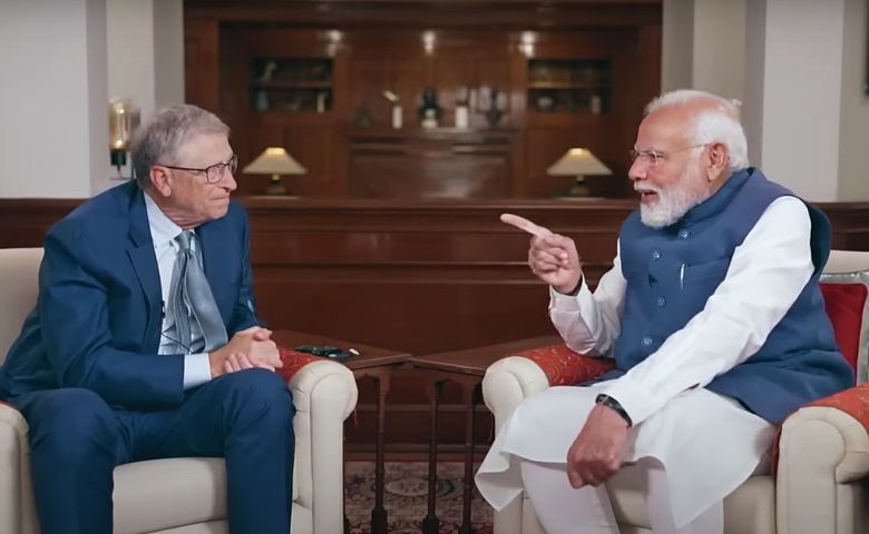 PM modi-Bill gates