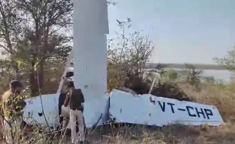 Plane crashes