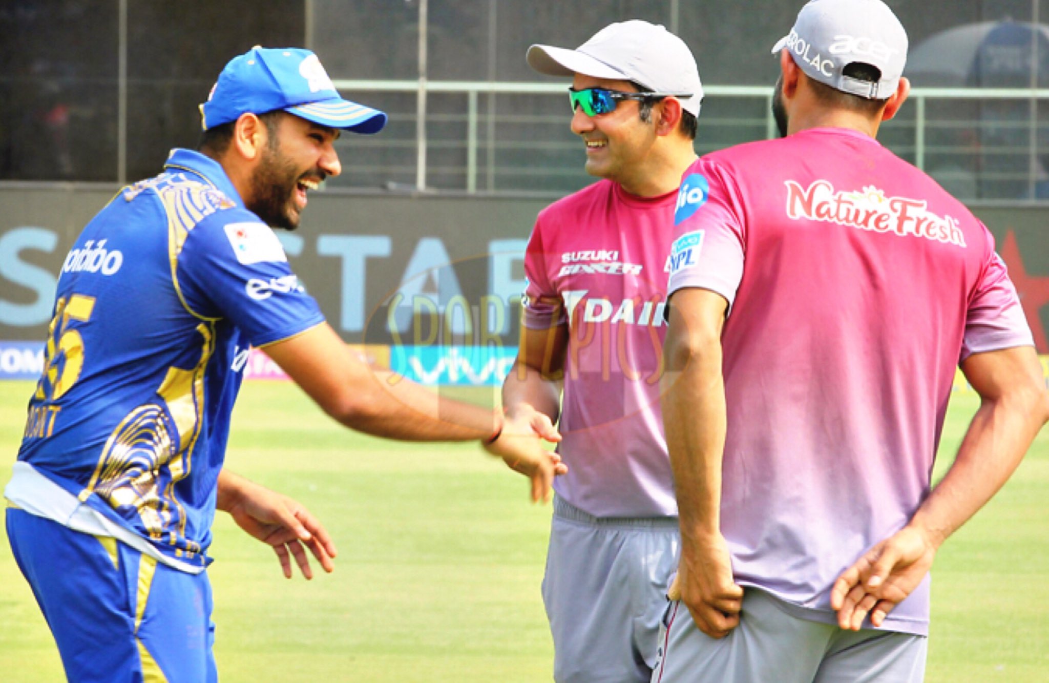 Rohit Sharma with Gautam Gambhir HD