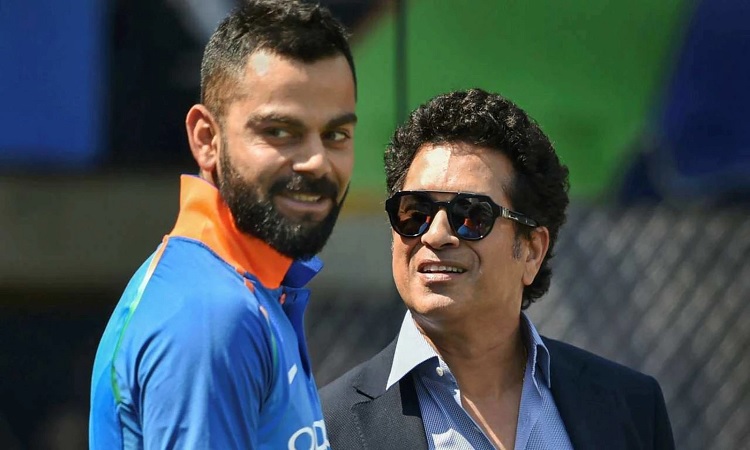 Sachin Tendulkar with Virat Kohli - Hum Dekhenge