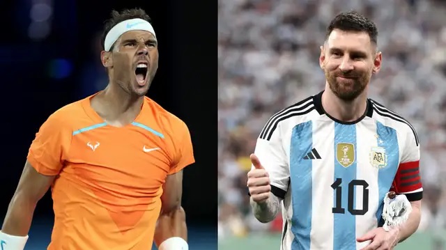 Nadal and Messi - Hum Dekhenge News