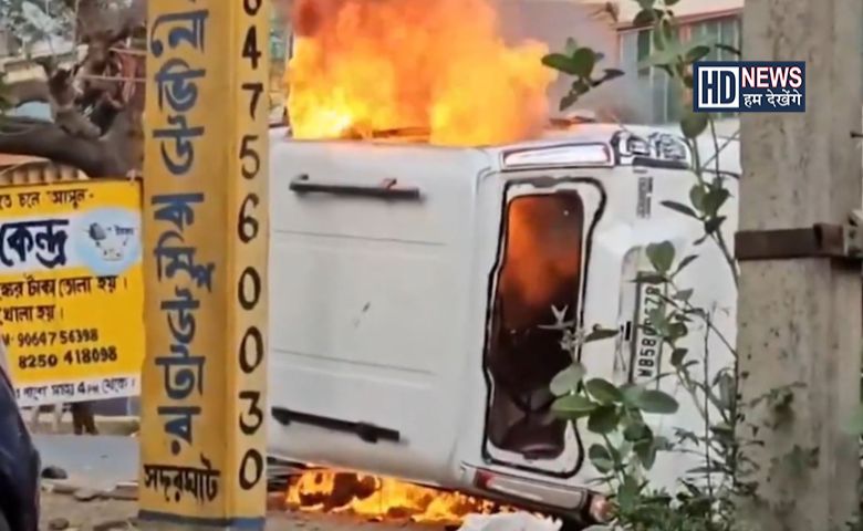 પશ્ચિમ બંગાળમાં હિંસા - વકફ - HDNews