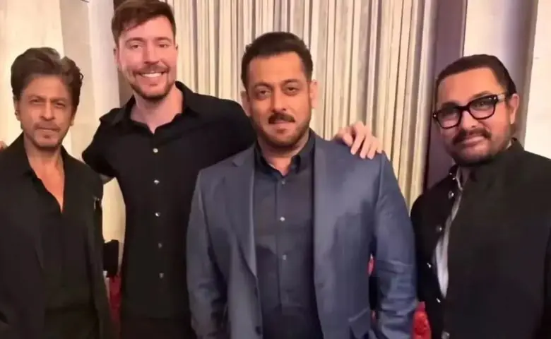 MrBeast સાથે એક ફ્રેમમાં દેખાયા શાહરૂખ, સલમાન અને આમિર ખાન, ઈન્ટરનેટ પર તસવીરો વાયરલ Hum dekhenge news