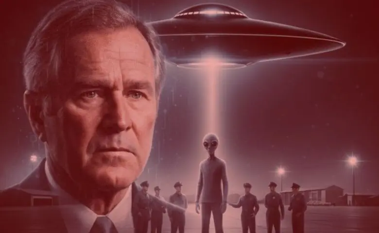 President Bush knew about the meeting with aliens, why did the CIA hide this big truth from the world?