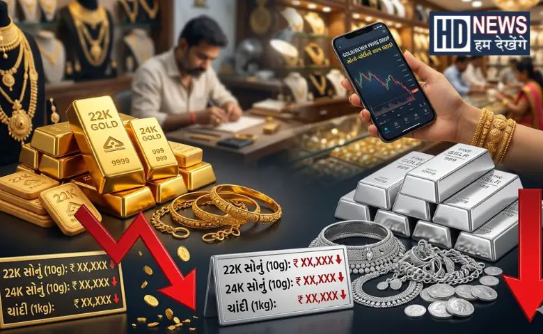 Gold Silver Price Today સોના ચાંદીના આજના ભાવ