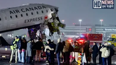 Air Canada Plane Collides with Ground Vehicle