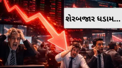 Stock Market Crash: સેન્સેક્સ 2300 પોઈન્ટ ઘટ્યો, Nifty 23000થી નીચે, રોકાણકારો રાતા પાણીએ રડ્યા hum dekhenge news