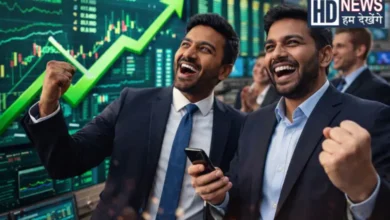 Indian stock markets surged