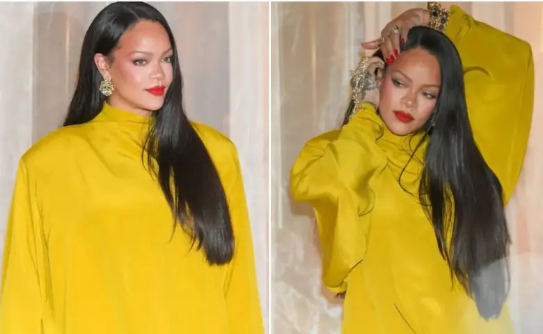 ગ્રીન આઉટફિટમાં છવાઈ Rihanna, મનીષ મલ્હોત્રાની ખાસ જ્વેલરી પહેરી hum dekhenge news