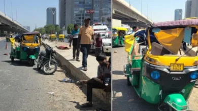 YMCA ક્લબ નજીક ગમખ્વાર અકસ્માત, રોડ પર લગાવેલું બેરિકેડ પડતાં રીક્ષા પલટી, એકનું મોત hum dekhenge news