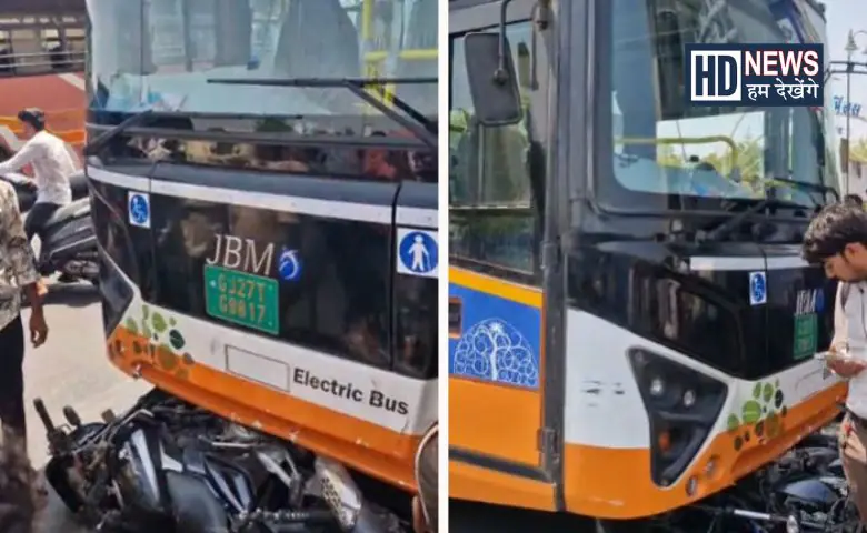 રાણીપમાં ડી-માર્ટ પાસે BRTS અને બાઈક વચ્ચે અકસ્માત, બે યુવક ગંભીર, ડ્રાઈવર ફરાર hum dekhenge news
