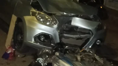 Ahmedabad Drunk Driver Hits Bike