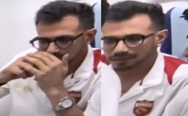Chahal seen smoking e-cigarette on flight! Punjab Kings video creates ruckus, video goes viral, hum dekhenge news