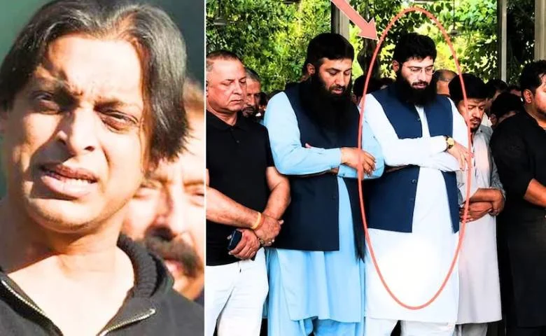 Lashkar terrorist comes to Shoaib Akhtar's brother's funeral, video goes viral on social media, hum dekhenge news