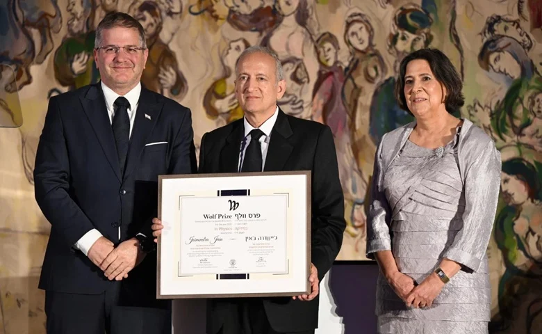 Prof Jainendra K Jain Wolf Prize physics
