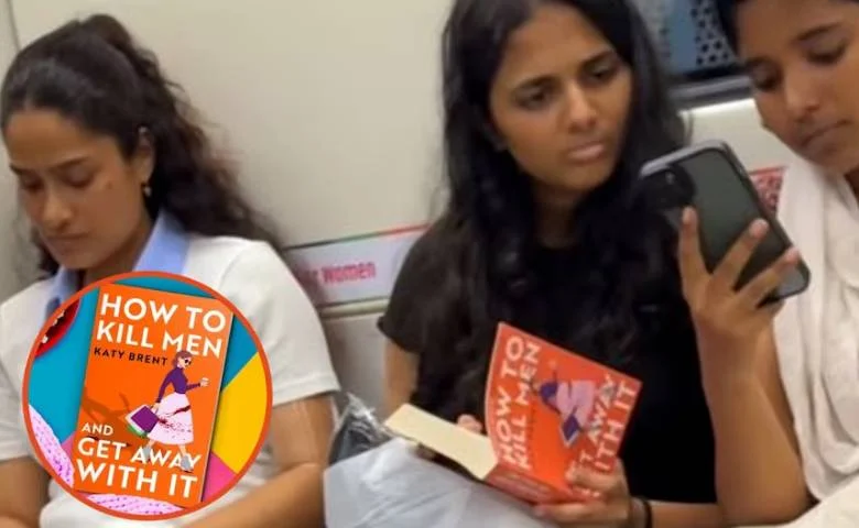 "How to Kill Men"… Woman reading this book on the metro; video goes viral, hum dekhenge news