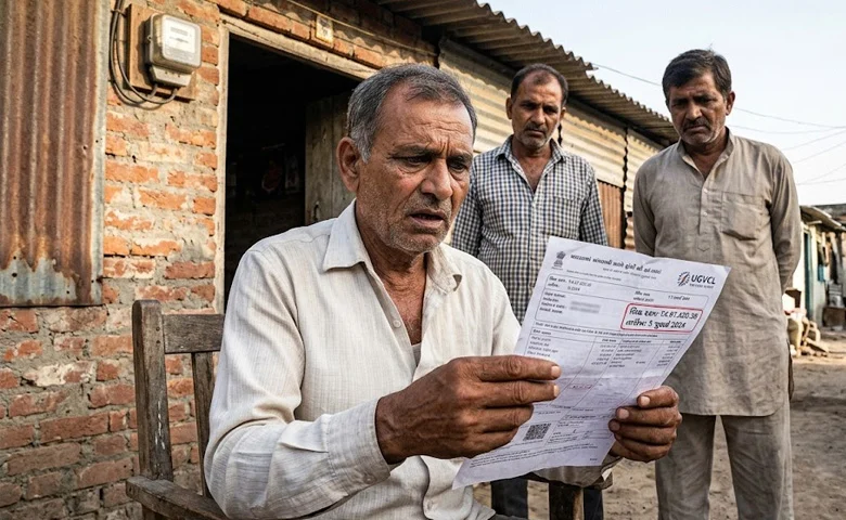 UGVCL Issues Massive Bill to PMAY Beneficiary