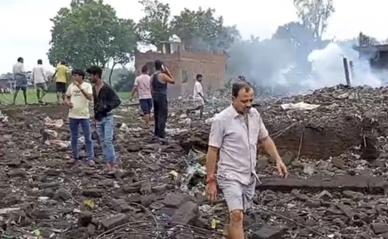 Explosion At Firecracker Factory In Kaushambi