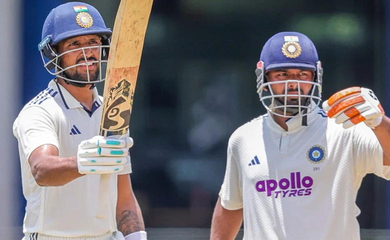 ind vs sl 2nd test rishabh pant dhruv jurel break 11 year old record