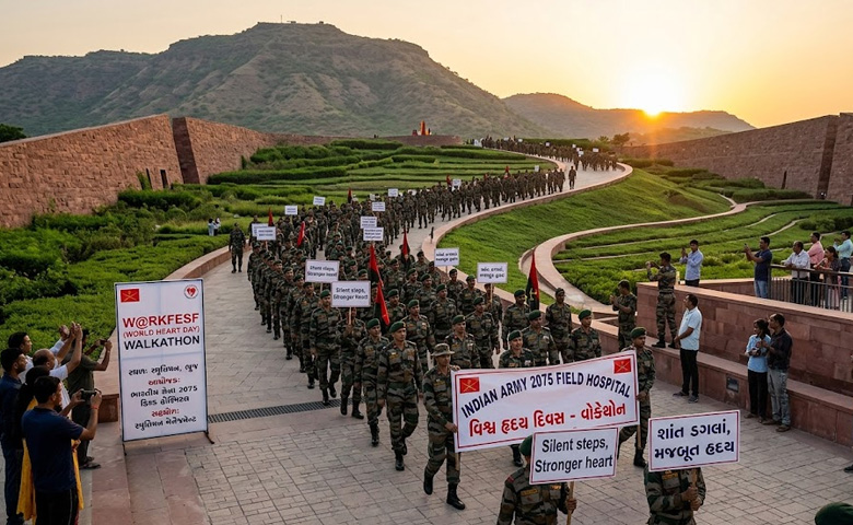Indian Army Walkathon World Heart Day 2026
