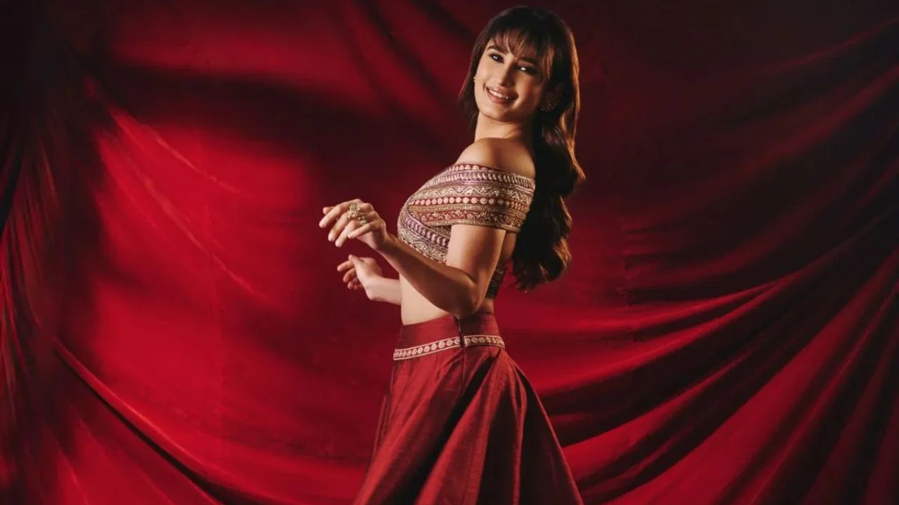 Rasha Thadani's stunning look in a red lehenga; Orry comments.