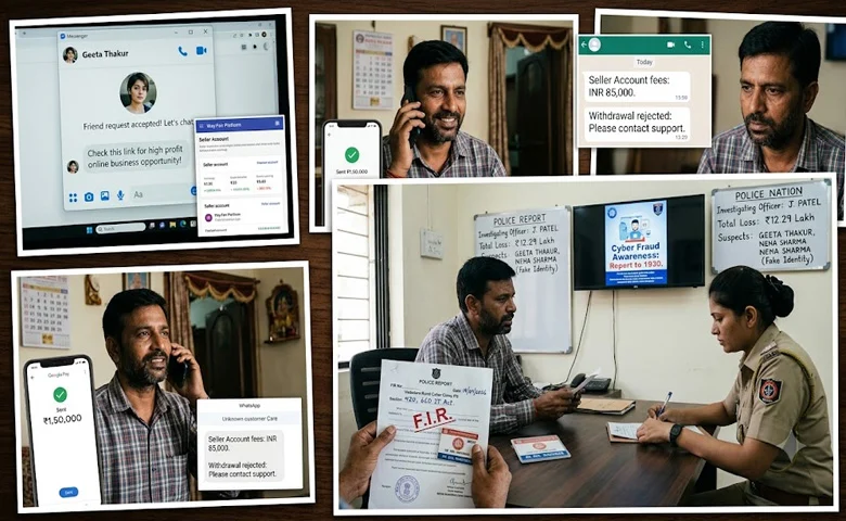Vadodara Railway Engineer Cyber Fraud