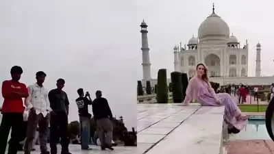 Taj Mahal viral video