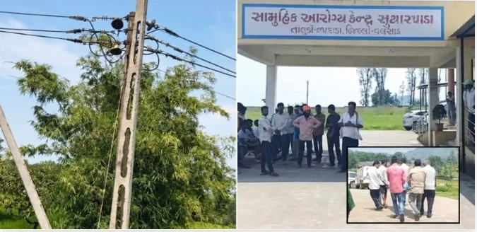 Vavar Dgvcl Electricity Pole Accident