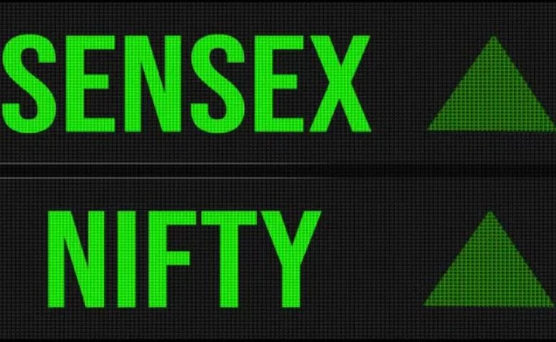 sensex in green