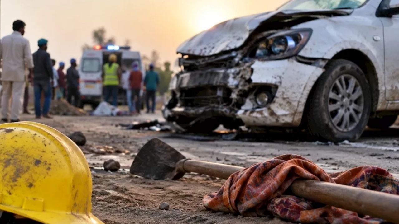 Tragic accident in Punjab: Car runs over MGNREGA workers, 9 dead