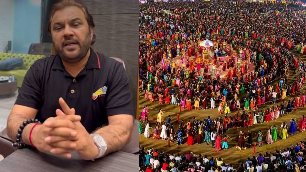 Kirtidan Gadhvi's announcement: The Parampara Group's Garba will now be held in an open ground.