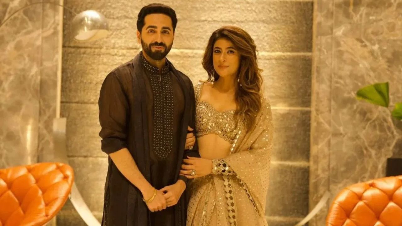 Bollywood stars shine at Diwali party at Ayushmann Khurrana's house